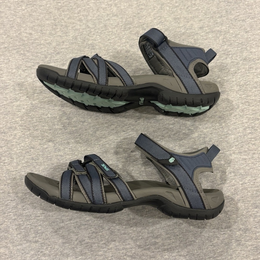 Teva Tirra Sport Sandals Women's Size 9 Gray/Blue Casual Comfort Water F27118B - Picture 5 of 9